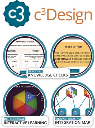 c3Design interactive course design learning environment